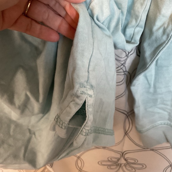 Men's Crewneck Long Sleeve Shirt Goodfellow & Co™ Light Aqua Blue Size Small - Picture 5 of 7